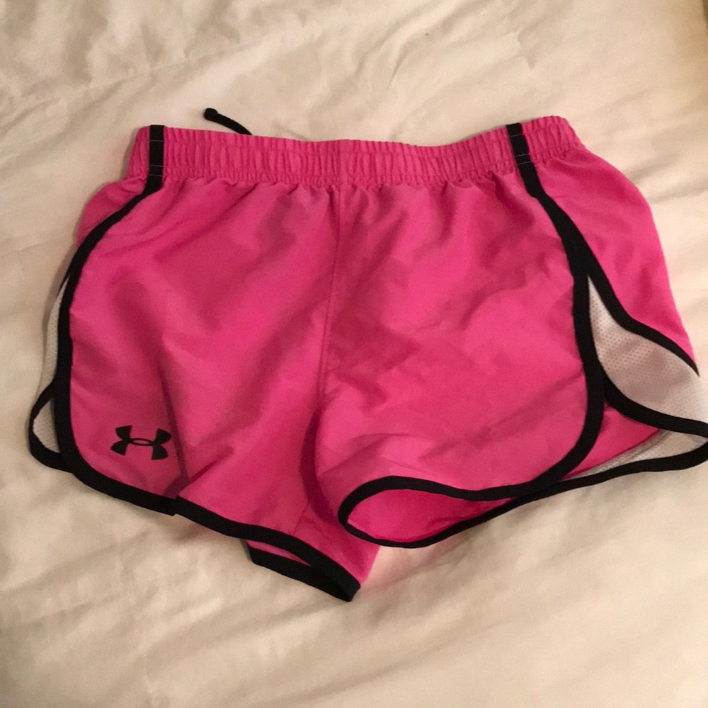 Under armor pink shorts